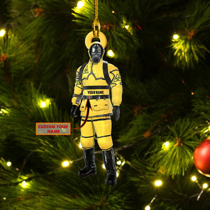 Personalized Biohazard Christmas Ornament PANORPG0275