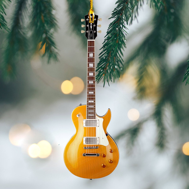 Electric Guitar Christmas Ornament