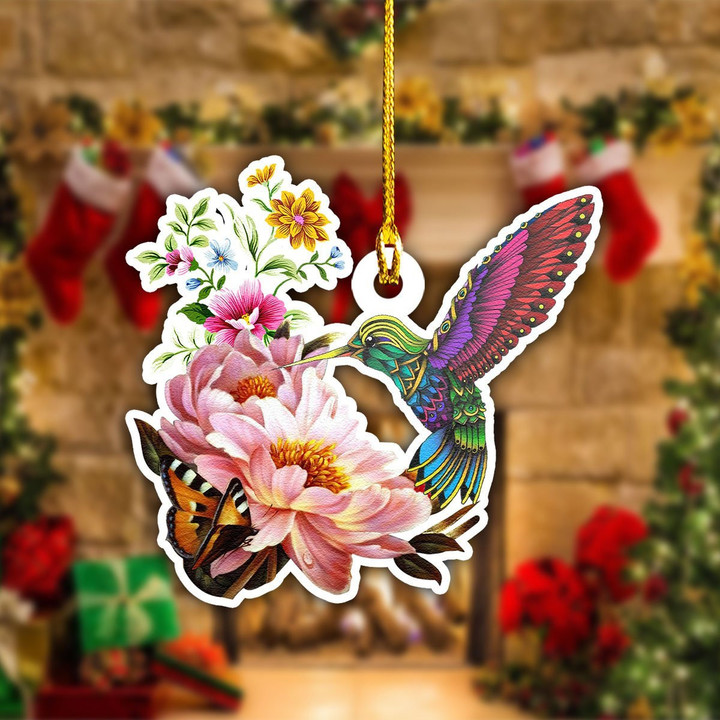 Hummingbird Christmas Ornament