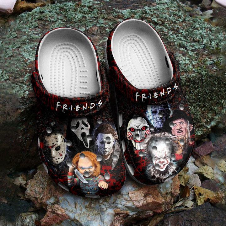 Friends Horror Movies Halloween Crocs Classic Clog Shoes PANCR1206