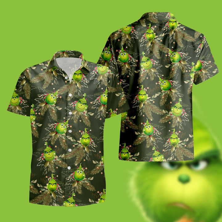 Christmas Grinch Hawaiian Shirt PANHW00133