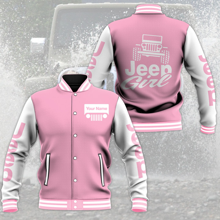 Jeep Girl Baseball Jacket