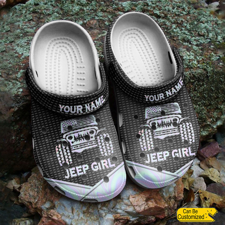 Personalized Jeep Crocs Girl Classic Clogs Shoes