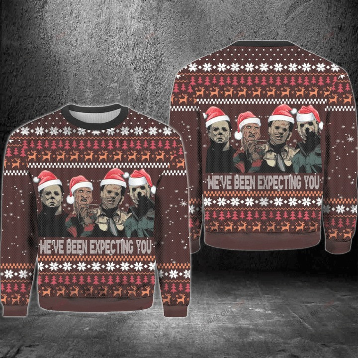 We've Been Expecting You Horror Movies Ugly Sweater PANWS0047