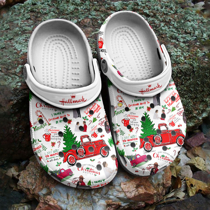 Hallmark Christmas Crocs Classic Clog Shoes PANCR1253