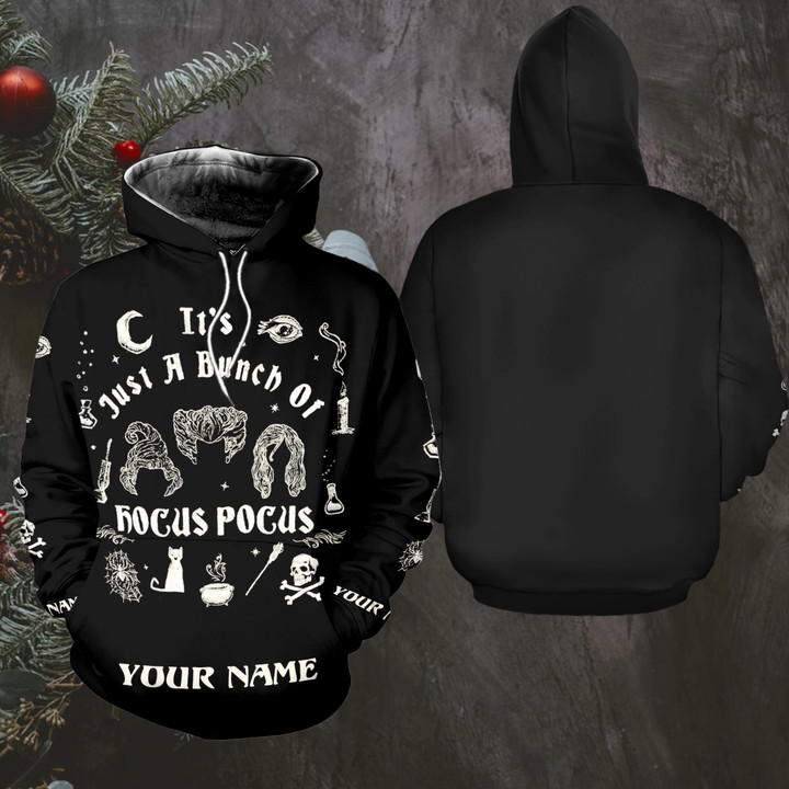 Personalized Christmas Hoodie A Bunch Of Hocus Pocus