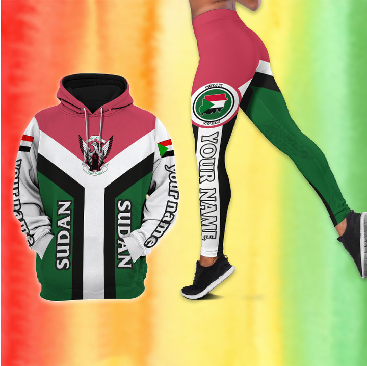Personalized Sudan Africa African Sudanese Outfit Hoodie And Legging