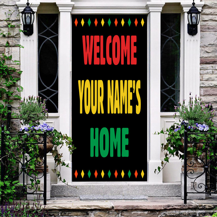 Personalized Black History Month Door Decorations Welcome Cover