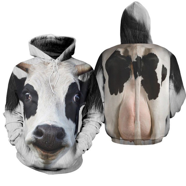 Cow Face & Butt 3D Hoodie