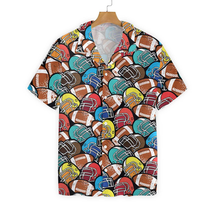 American Football Colorful Pattern EZ24 3003 Hawaiian Shirt