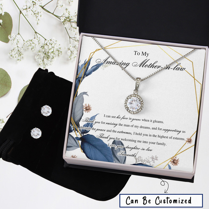 Personalized Mother’s Day Gift For Mother-in-law Necklace For Mother-in-law