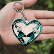From Our First Kiss Till Our Last Breath Deer Couple Personalized Acrylic Keychain
