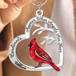 Cardinals Appear When Angels Are Near Memorial Personalized Keychain Acrylic and Flat Keychain