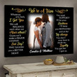 Personalized Couple Wall Art, Whatever You Lack I Get You Canvas Custom Photo Husband and Wife