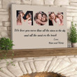 Custom Mom Photo Canvas, We love you Mother Wall Art Canvas with your picture