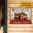 Personalized Horse Barn Sign, Welcome to Our Horse Ranch Vintage Metal Sign