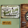 Personalized Darts Club Vintage Metal Signs, Professionals & Amateur Darts Signs
