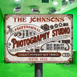 Personalized Photography Studio Sign, Collect Moments Not Things Customized Vintage Metal Signs