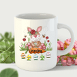 Personalized Bunny Grandma Rabbit Cute With Grandkids Egg Easter Day