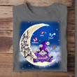 Violet Gnome Grandma T Shirt, Mom Loves Butterfly Kids To The Moon And Back Tees
