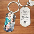 Mother's Day Gift for Mom, Personalized First Mom Est Now Grandma Est Keychain, Stainless Steel Keychain for Mother