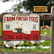 Personalized Duck Warning Guard Duck Sign, Duck House Sign, Farm Fresh Eggs Vintage Metal Signs