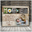 Mother and Daughter, Mothers Day Gifts From Daughter, Custom Photo Mother Canvas, Love between Mom and Daughter