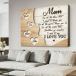 Best Gift for Dad, Father's Day Canvas for Him, Daddy's Sweethearts Wall Art, I love you Canvas