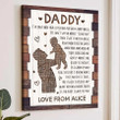 Father's day Gift from Toddle Girl Father's Day Canvas from Baby