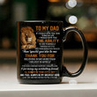 Customized Lion Mug for Father, Gift from Daughter, Always Be Your Little Girl Tea Mug 11 Oz, 15 Oz