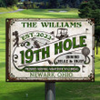 Personalized Golf Club Sign, Professional & Amateur Golf Custom Vintage Metal Sign for Golf Owner