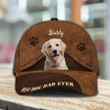 Personalized Best Dog Dad Ever Hat, Custom Photo Dog Breed, Pets Photo, Best Dog Mom Ever Cap for Mom, Dog Cap for Dad