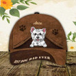 Personalized West Highland White Terrier Hat, Custom Photo West Highland White Terrier 3D Cap for Mom