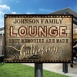 Personalized Home Cinema Movie Room Customized Vintage Metal Signs for Husband and Wife