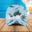 US Army Bell UH-1 Huey Hawaiian Summer Hats for Man, US Army Bell UH-1 Classic Cap for Dad