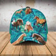 Haflinger Horse Lovers Hawaiian Summer Hats 3D Baseball Cap for Men & Women