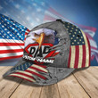 Personalized Eagle American Flag Super Dad Vintage Cap for Father, Eagle Hats
