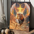 Angel Wings, Stunning Lion and Lamb, Amazing Sunset, Cross Jesus Canvas Prints,