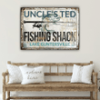 Personalized Fishing Shack Customized Vintage Metal Signs for Fishman