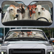Brahman Cattle Family Car Sunshade for Brahman Lovers Car Protective Sunshade
