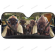 Bison Family Car Sunshade for Bison Lovers Car Protective Sunshade