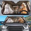 Family Horse Driving Car Sunshade Horses Are My Therapy Gift For Horse Lover