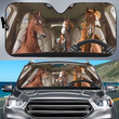 Family Horse Driving Car Sunshade Horses Are My Therapy Gift For Horse Lover
