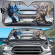 Dragon Couple Dragon Driving Car Sunshade Dragon Power Gift For Dragon Lover