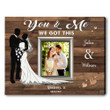 Groom Gift For Bride On Wedding Day Personalized Canvas For Newlyweds, Newly Couple Wall Art