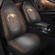 Funny Jesus Hold on Car Leather Pattern Car Seat Covers for Christian Set 2