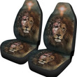 Lion of Judah, Strong Lion Jesus Car Seat Cover for Lion Lovers
