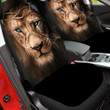 Lion of Judah Car Seat Cover, The perfect combination Jesus and Lion Car Seat Cover