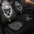 Burning Skull Car Seat Covers for Skull Lovers