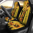 Butterfly and Sunflower Premium Custom Car Seat Covers, You are my sunshine Decor Protector
